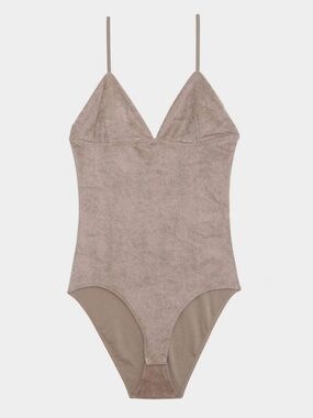 Baserange Ember Mississippi Body - Ecovero Velour Bodysuit Size L NWT!